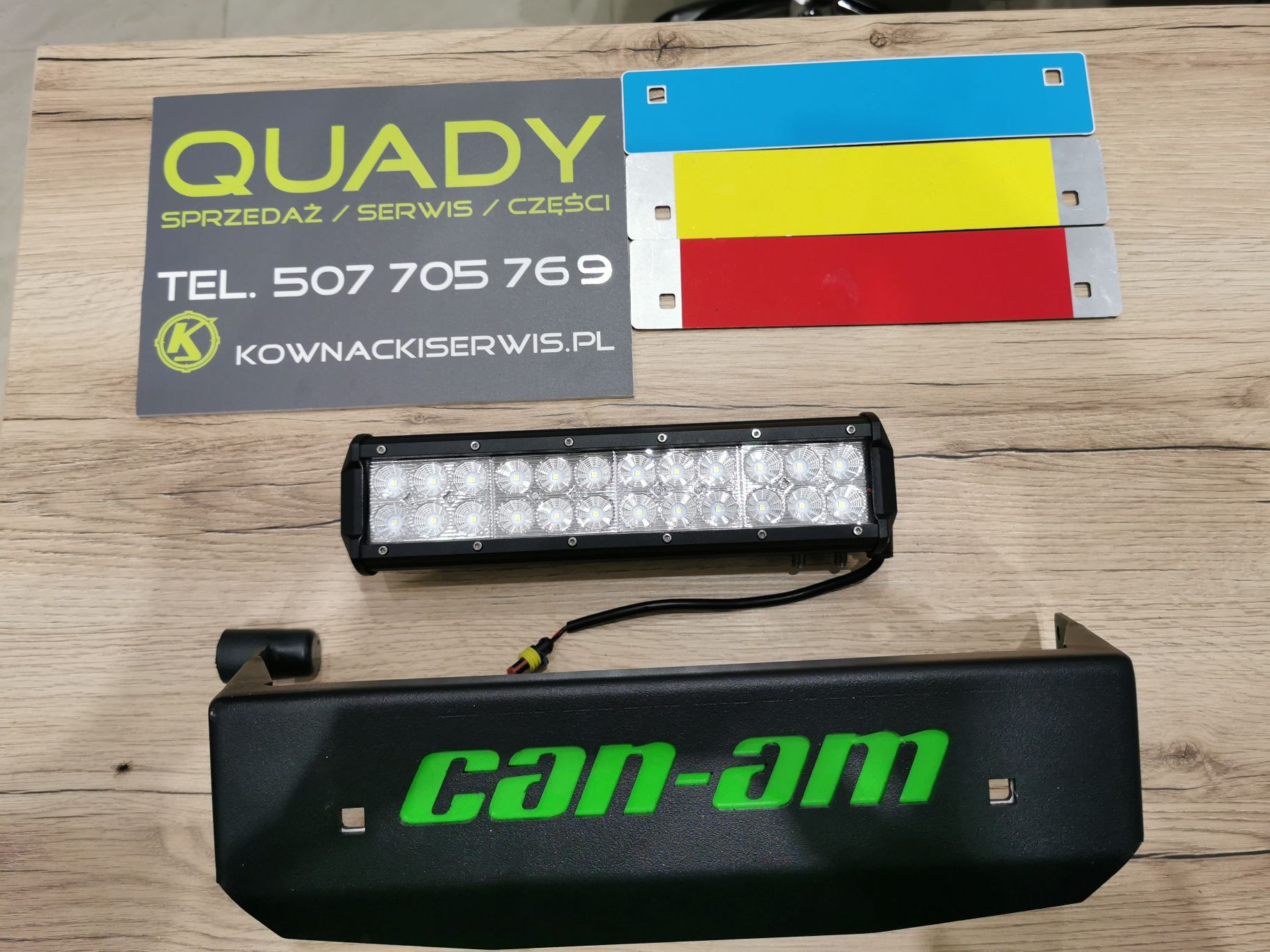 Osłona lampy komplet Can am XMR