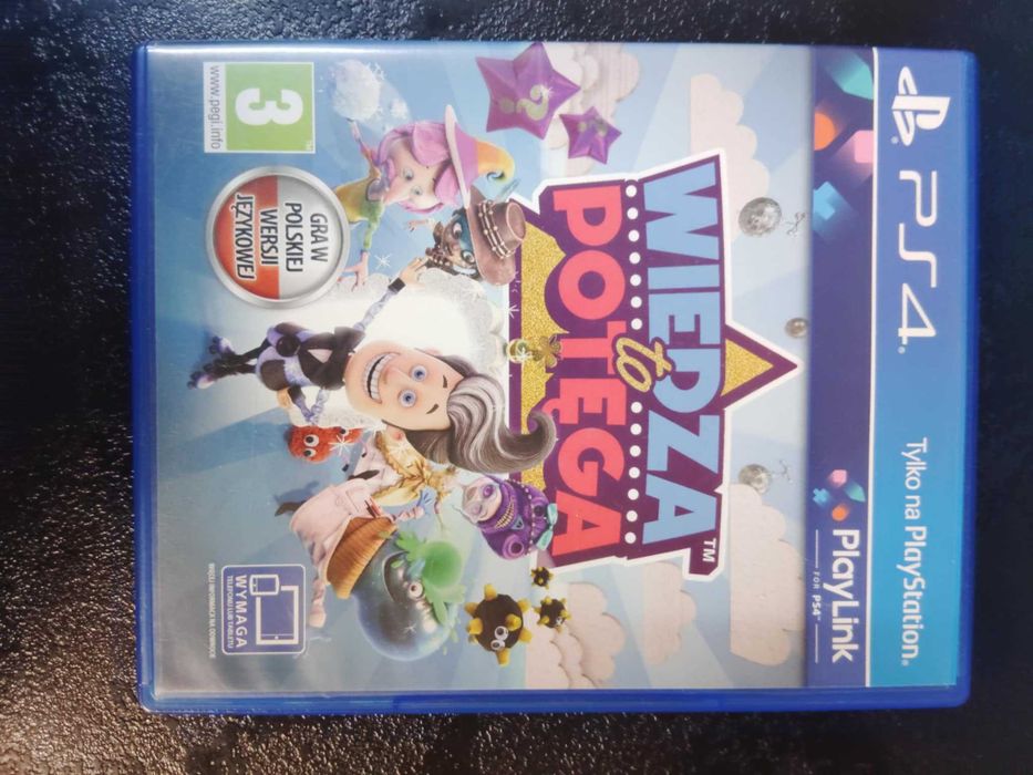 Wiedza To Potęga PS4 Mówią po Polsku w grze / Polska okładka