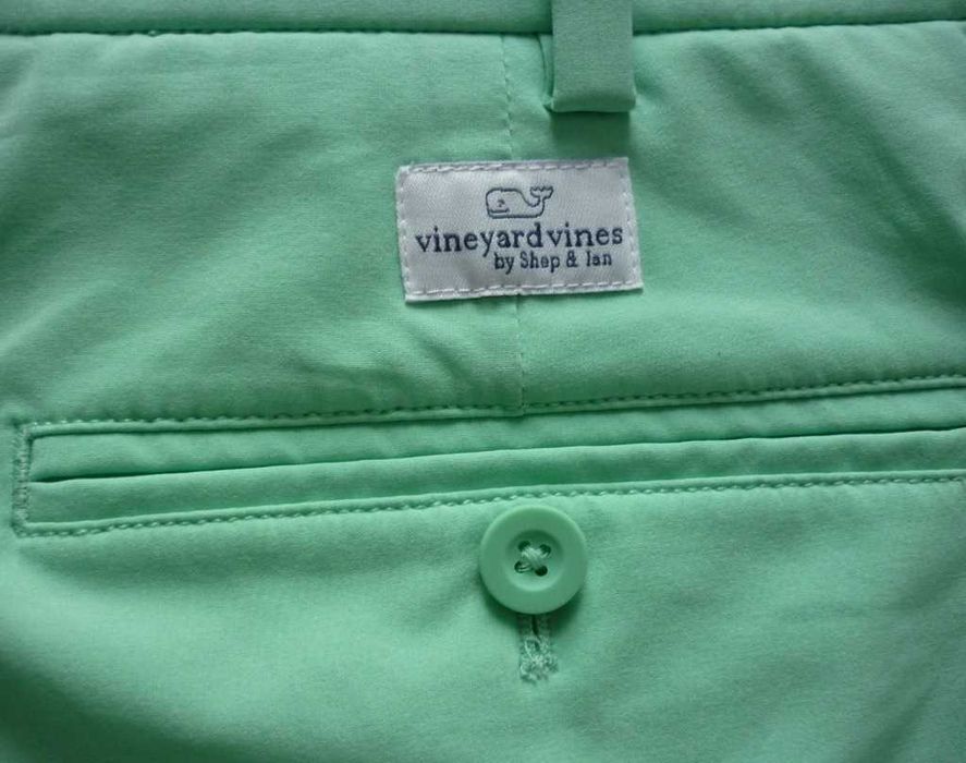 Duże męskie lekkie krótkie spodnie VINEYARD W42 3XL spodenki STRETCH