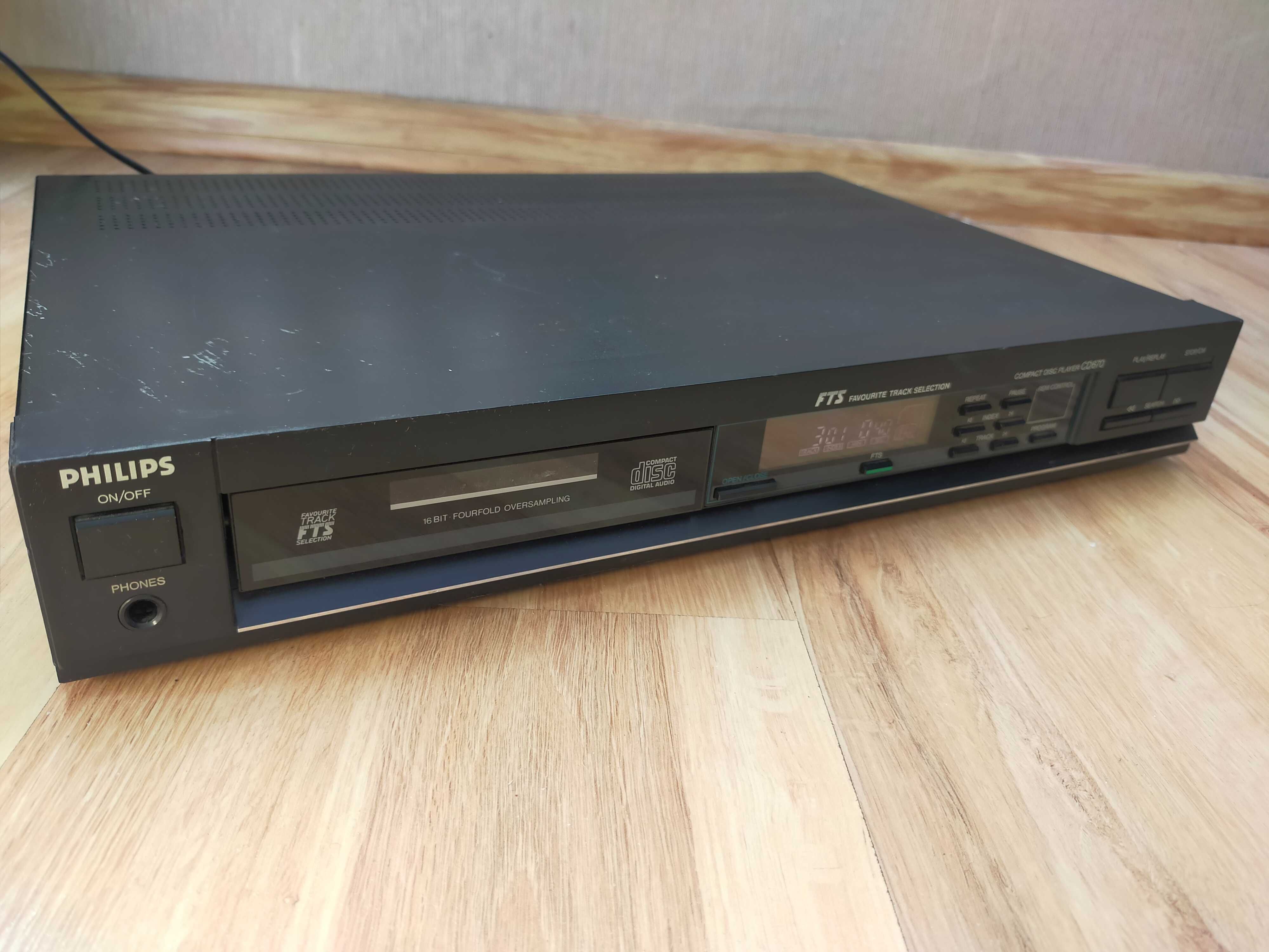 PHILIPS CD670 TDA1541 CDM 2/10 RARYTAS Vintage