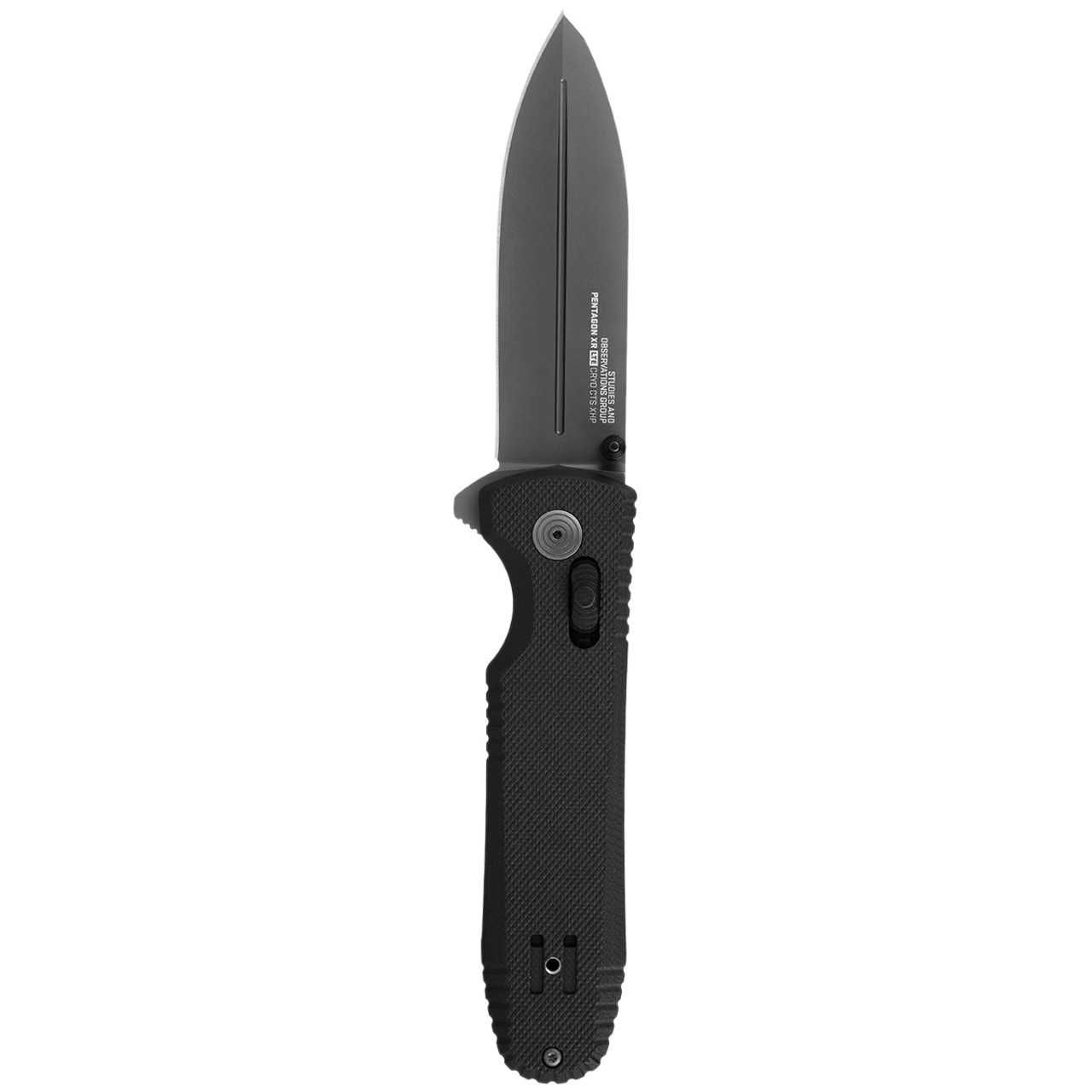 нож складной тактикал SOG Pentagon XR LTE Carbon Fiber карбон, CTS-XHP