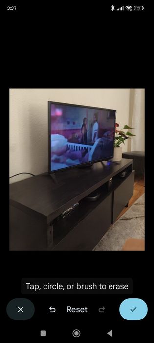 Rack tv IKea 120x42x48 medidas na foto