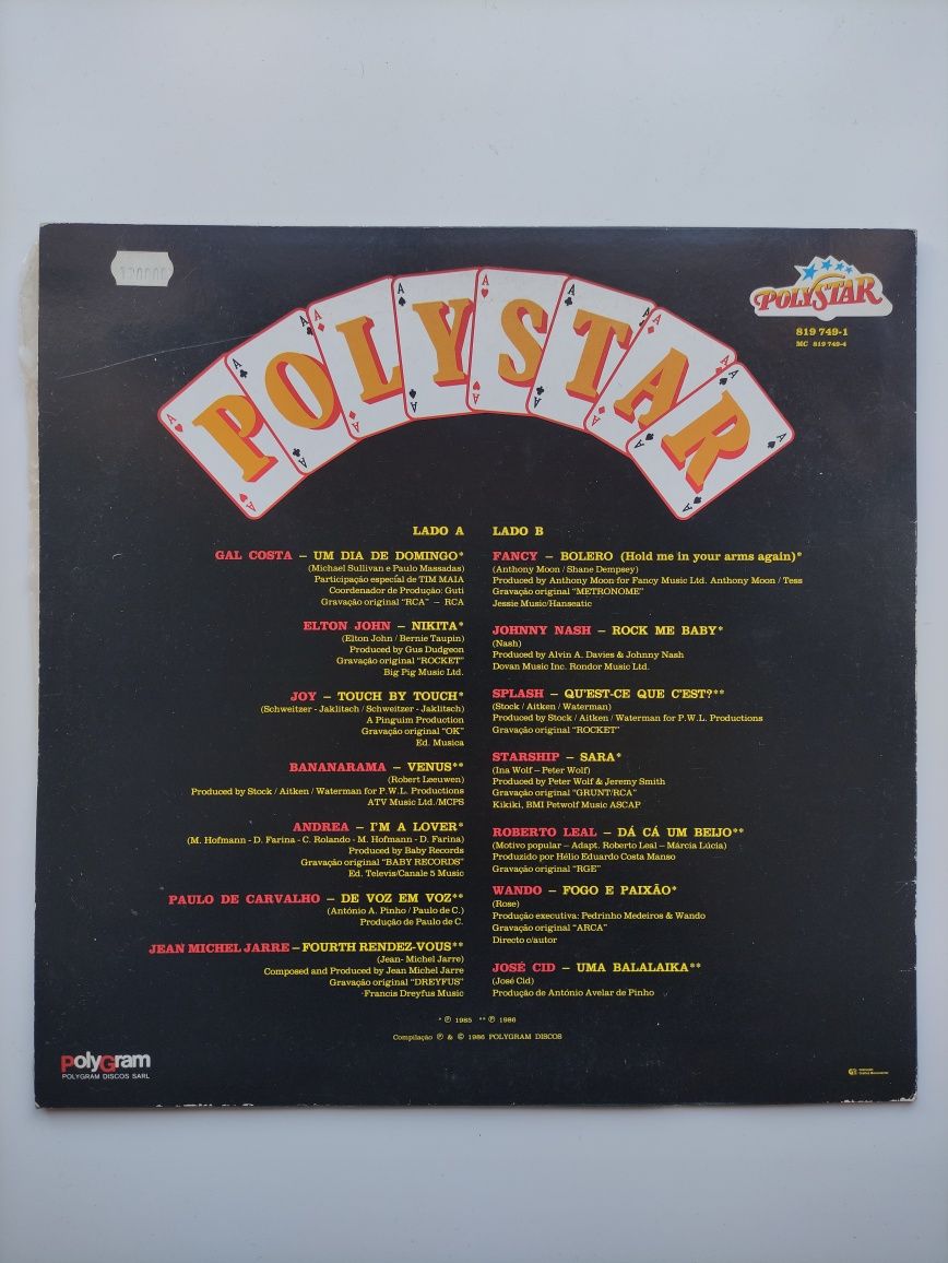 Disco Vinil Polystar