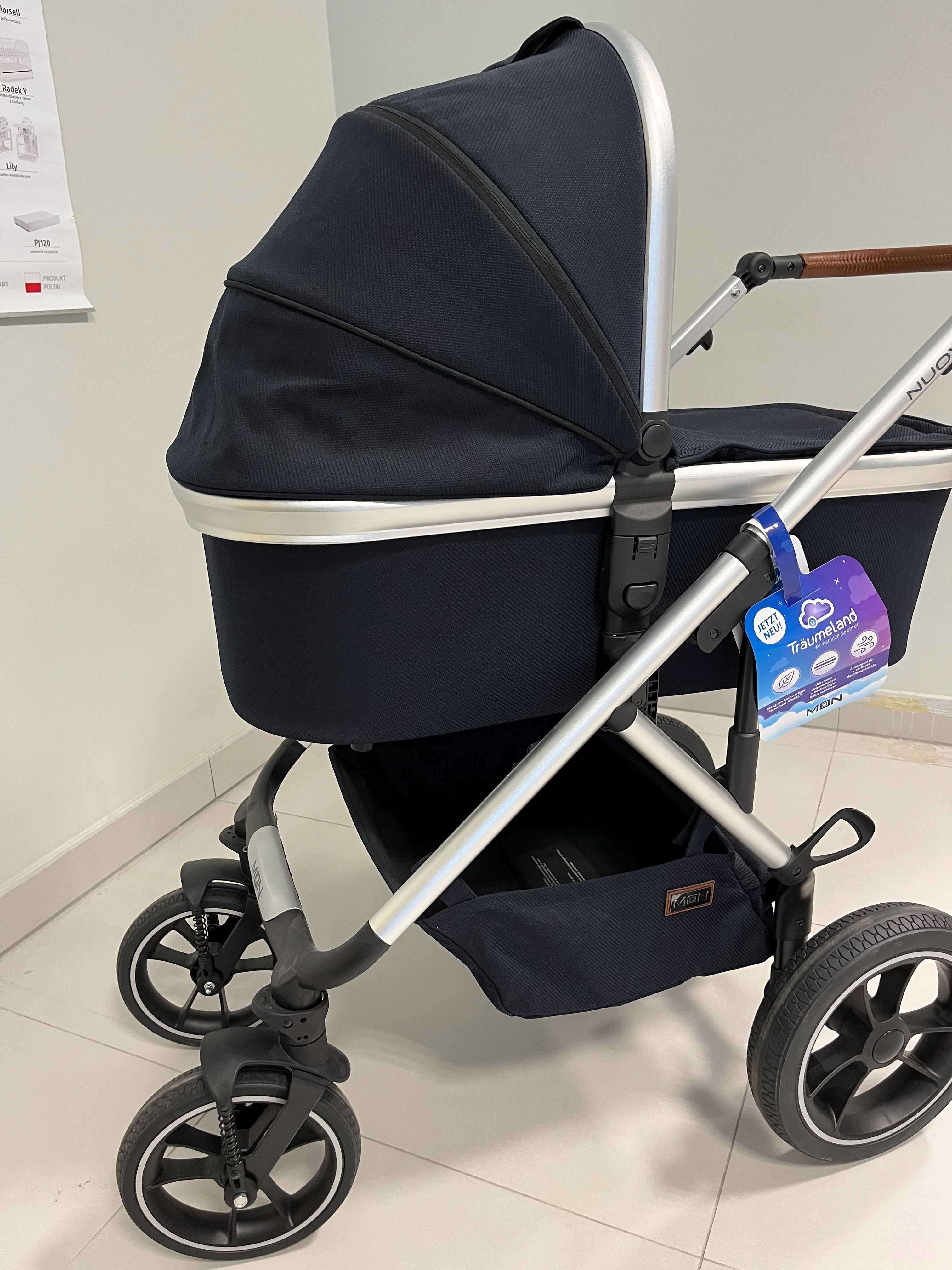 Wózek głęboko-spacerowy 2w1 MOON BUGGY Nuova Navy 204