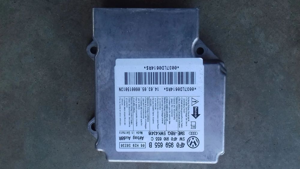 moduł sterownik poduszek airbag 4F0959655B 4F0910655C A6 C6 3.2 FSI AUK