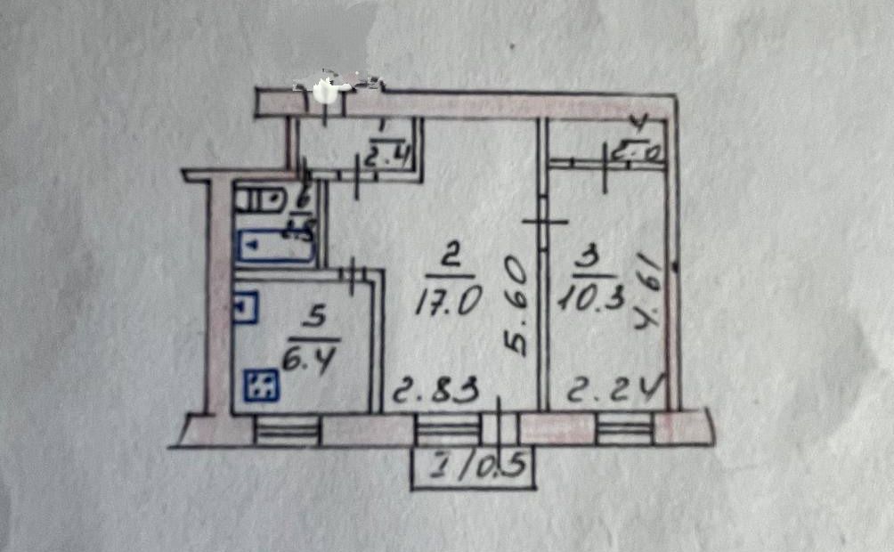 Продаж 2 кім квартири в центрі (вул. Руська)