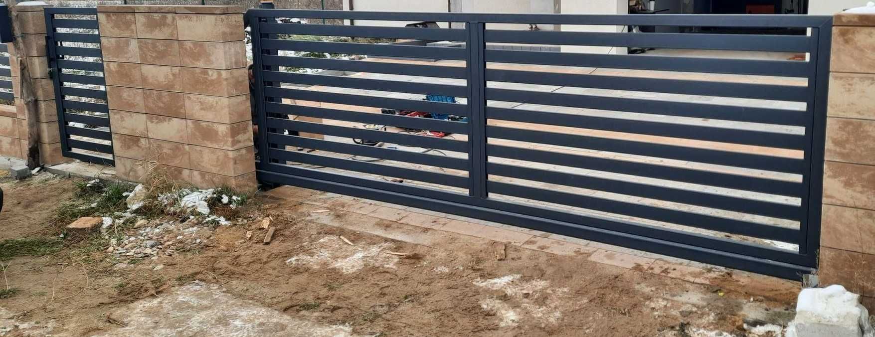 Frontowe pustaki modułowe stalowo biały, szara perła