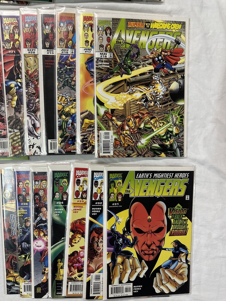 The Avengers Heroes Return 1998 #1-37 + Annual Extras