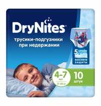 подгузники трусики Huggies DryNites для мальчиков 4-7 лет 17-30 кг