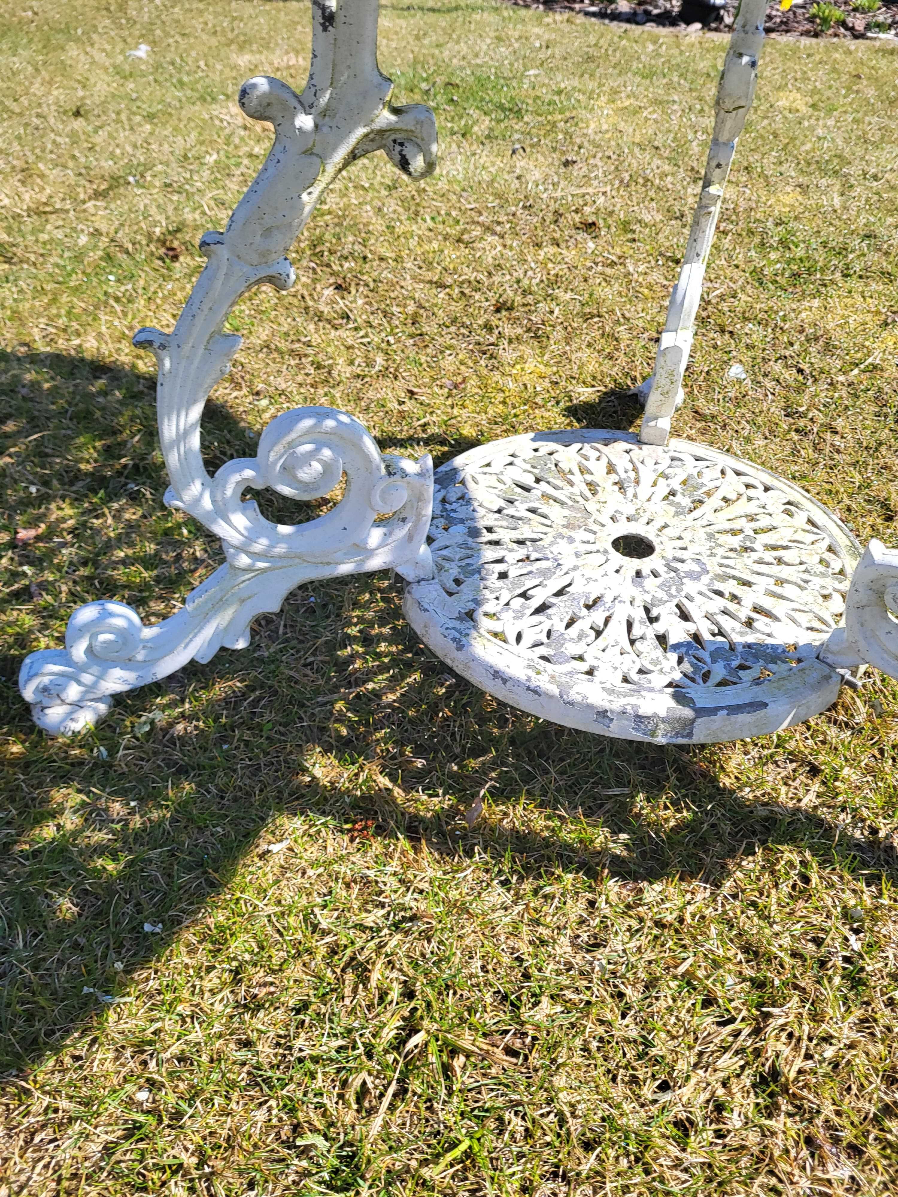 Aluminiowy stół ogrodowy 110 cm blat . Niespotykany wzór , Wysyłka
