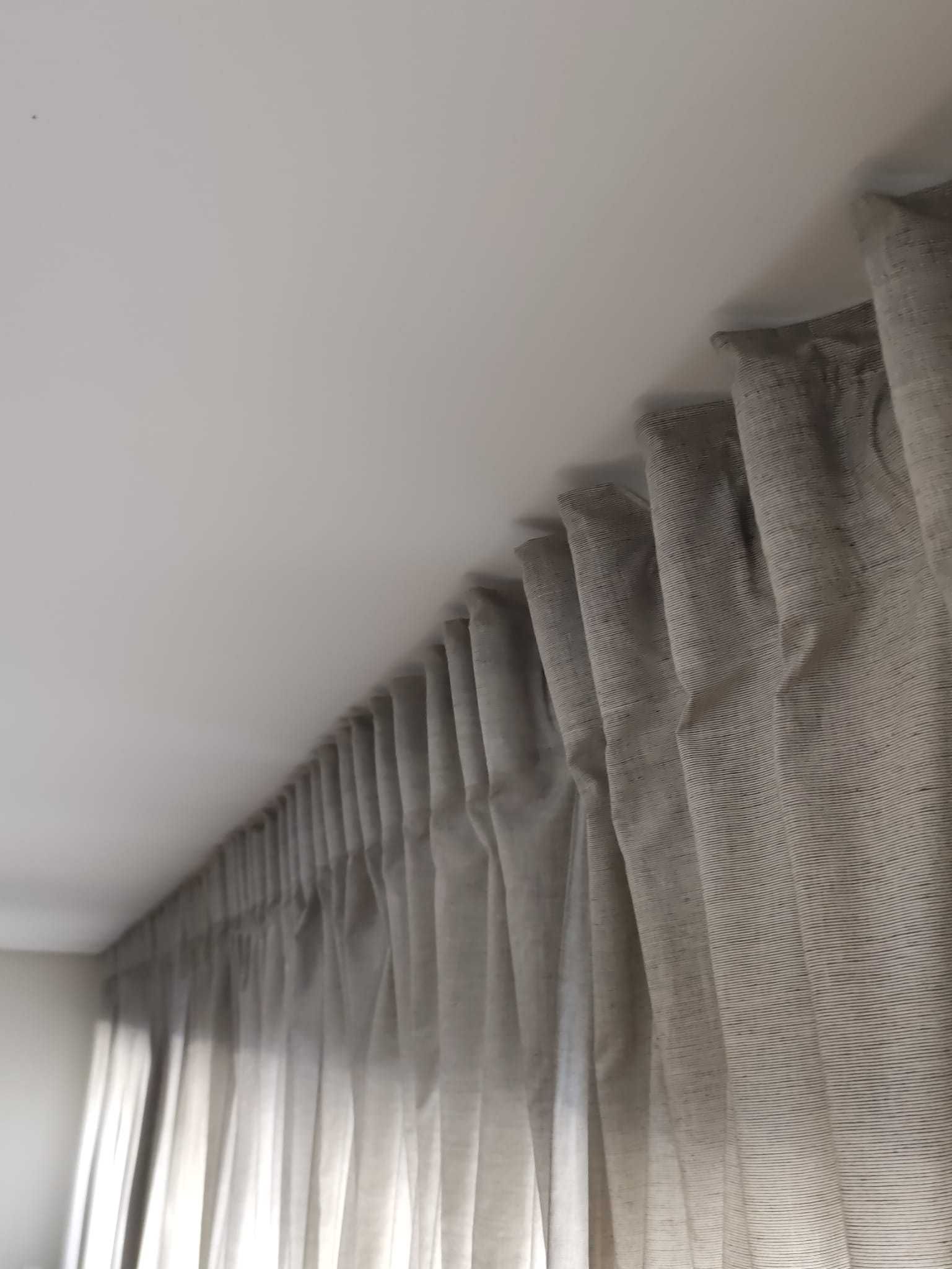 Cortinas com varão invisível