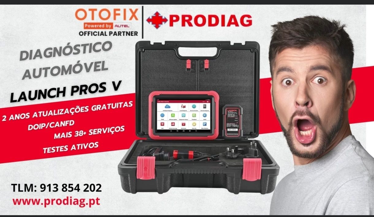 Diagnóstico automóvel LAUNCH X431 PROS V