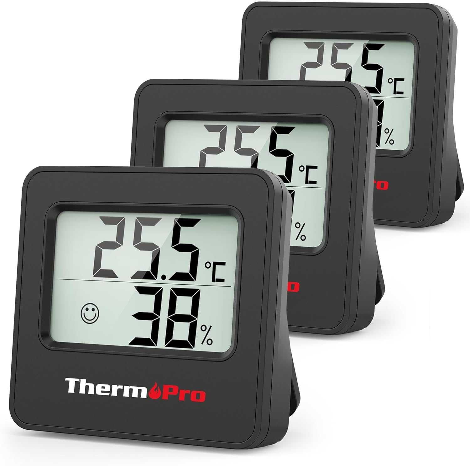 ThermoPro TP157 Higrômetro digital com termômetro uso interno 3x