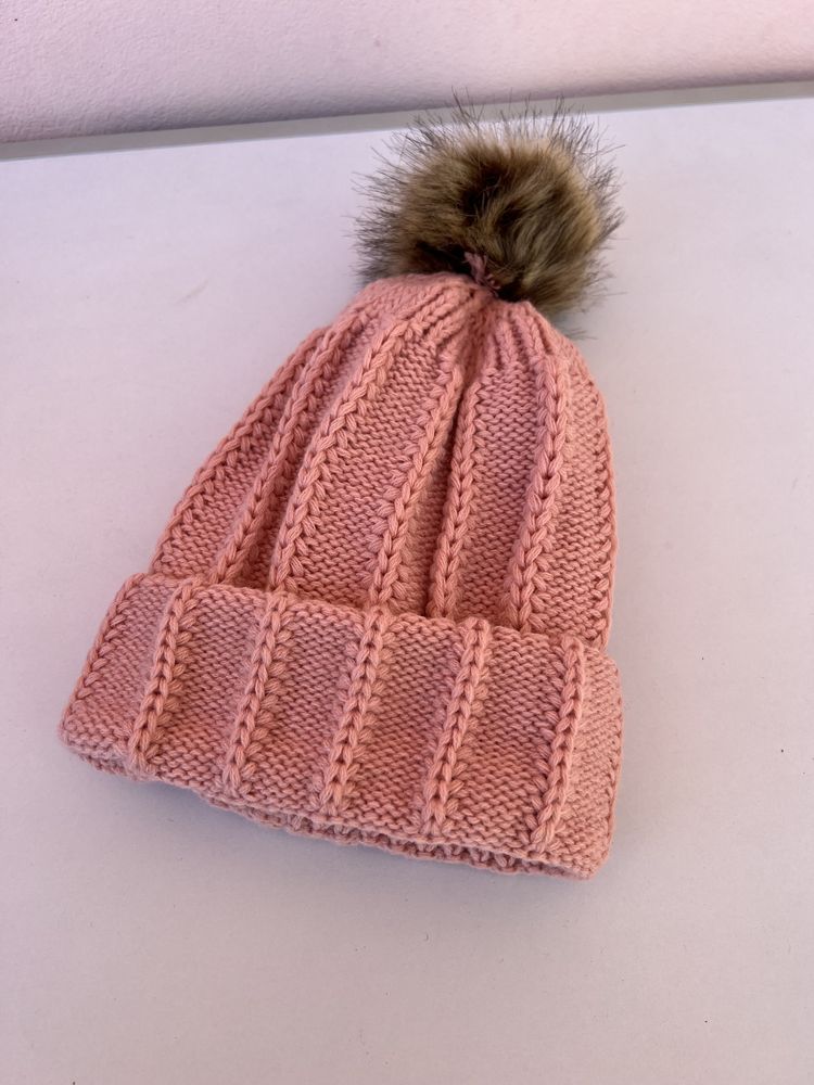 Gorro forrado rosa