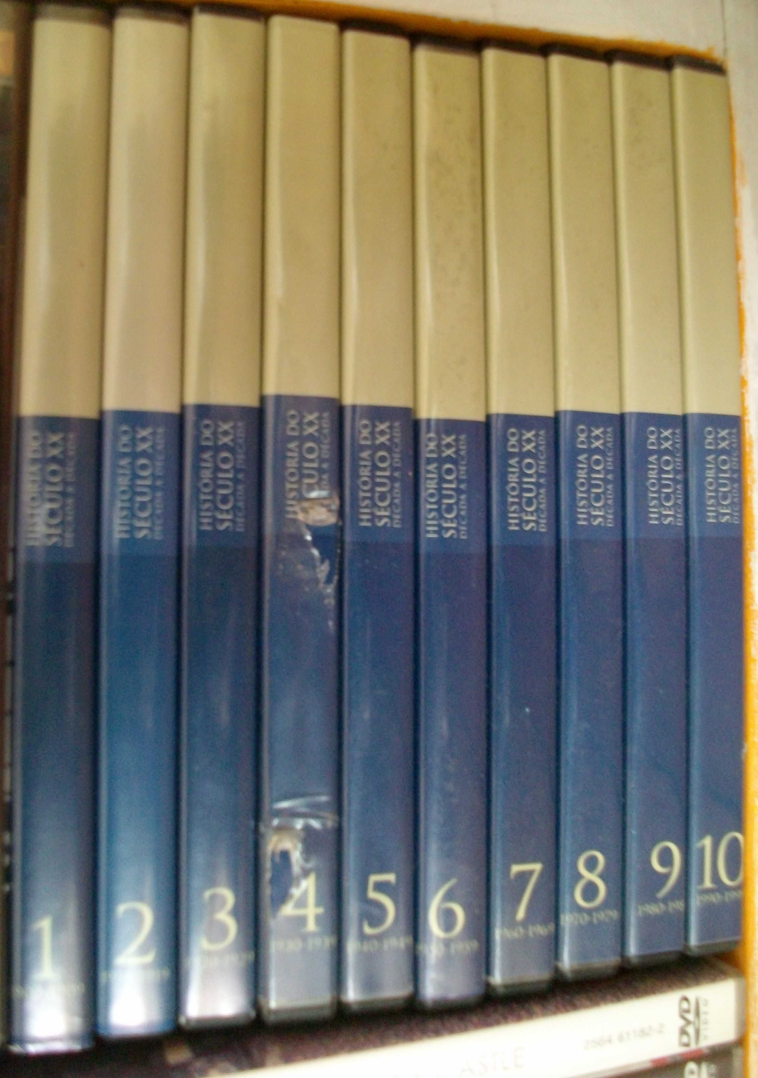História do século xx , década a década, 10 dvd s, portes  incluídos