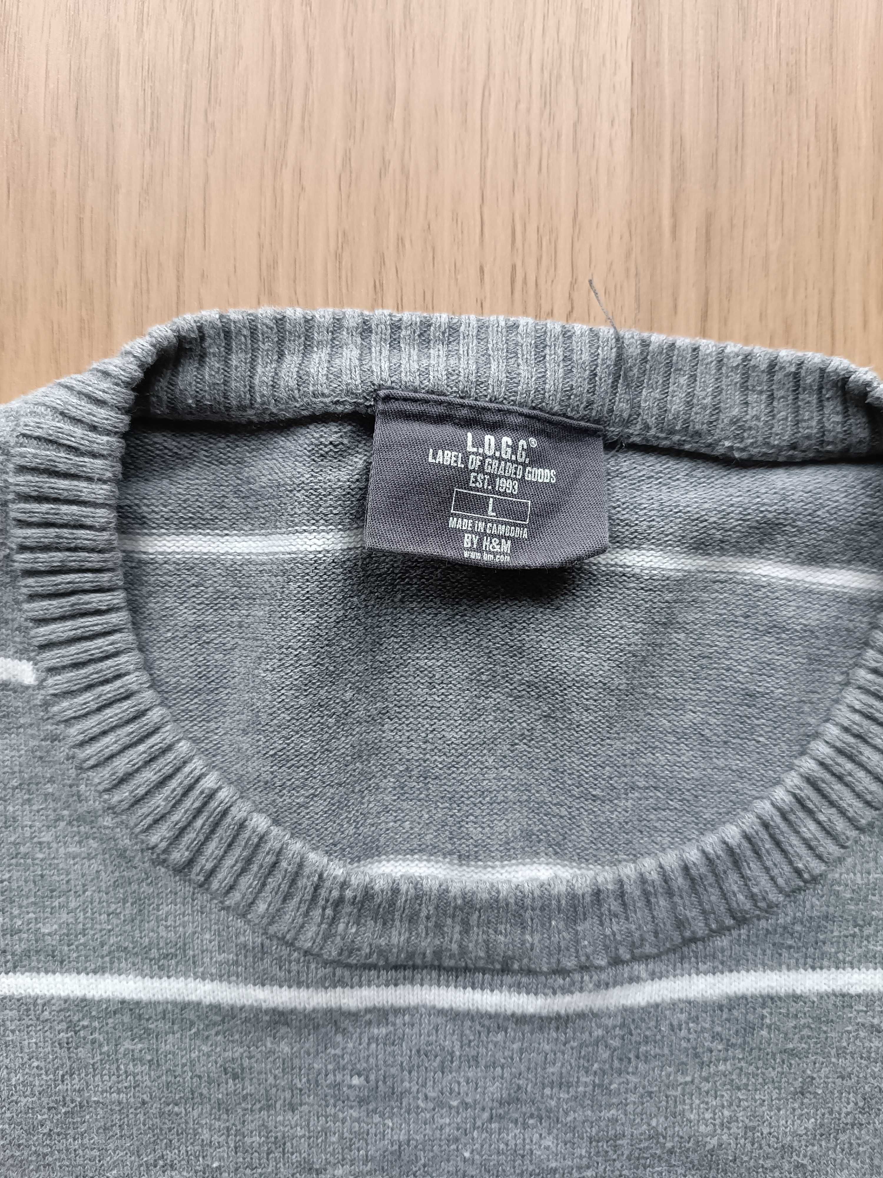 Sweter sweterek H&M M L męski