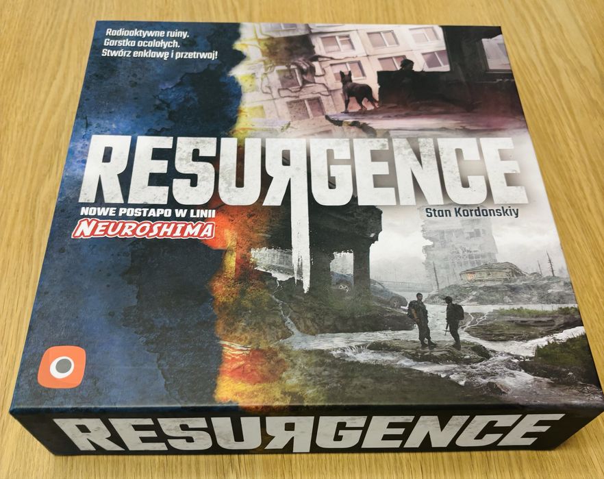 Resurgence – gra planszowa, stan idealny, tylko odfoliowana
