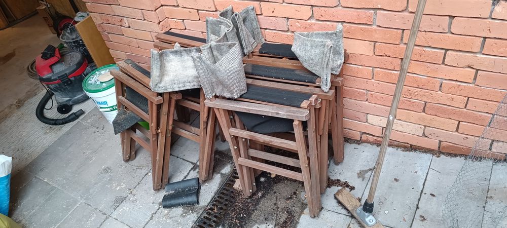 Krzesła rozkładane ogrodowe