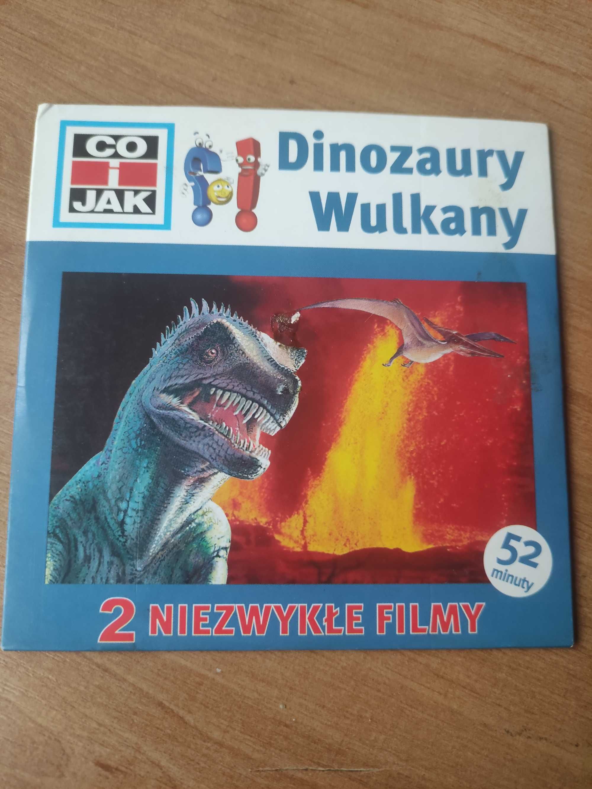 Płyta DVD. Co i jak. Dinozaury i wulkany