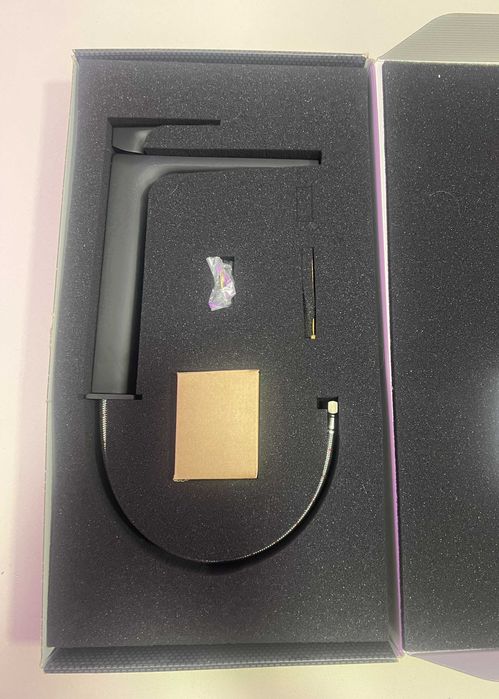 Nobili SE124128/2BM Seven Bateria umywalkowa czarny mat