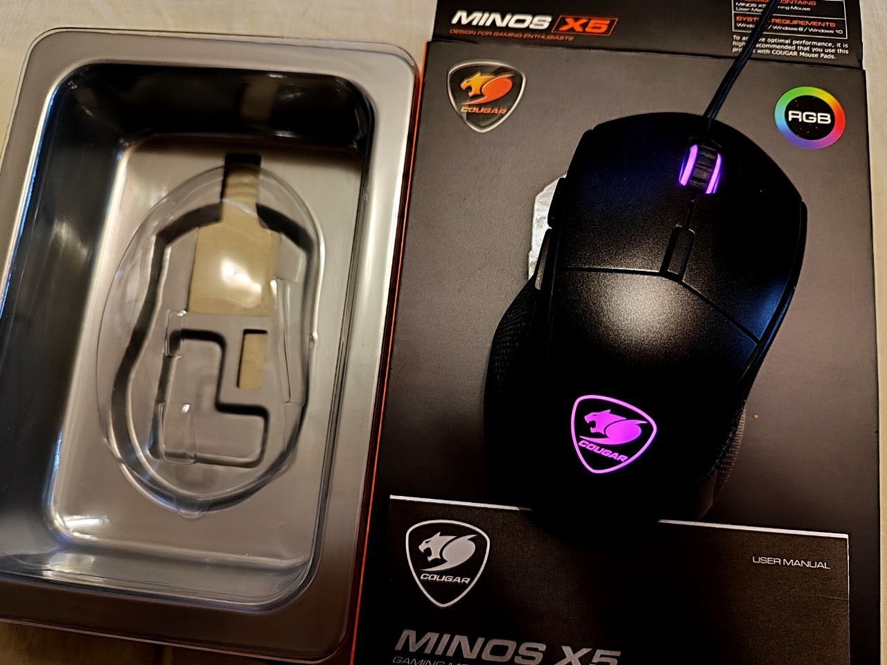 Продам дротову компьютерную мишу Cougar Minos X5 USB Black
Повний комп