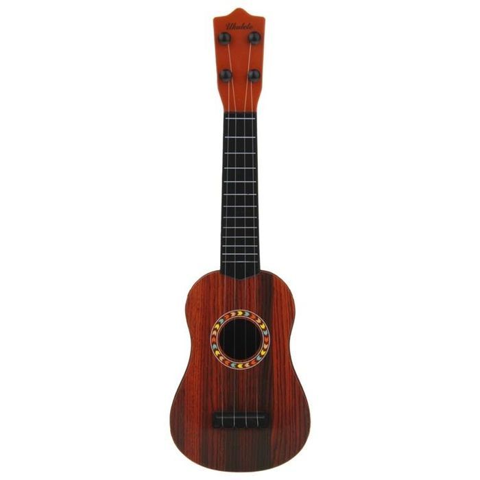 Gitara Ukulele dla Dzieci Edukacyjna Metalowe Struny + Kostka do Gry