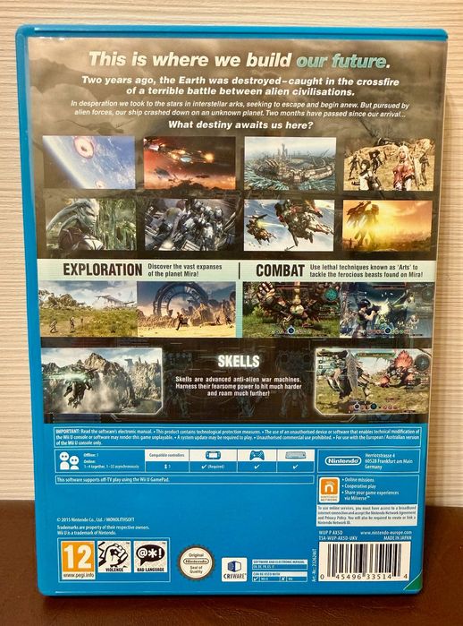 Гра на диску Xenoblade Chronicles X  для Nintendo Wii U