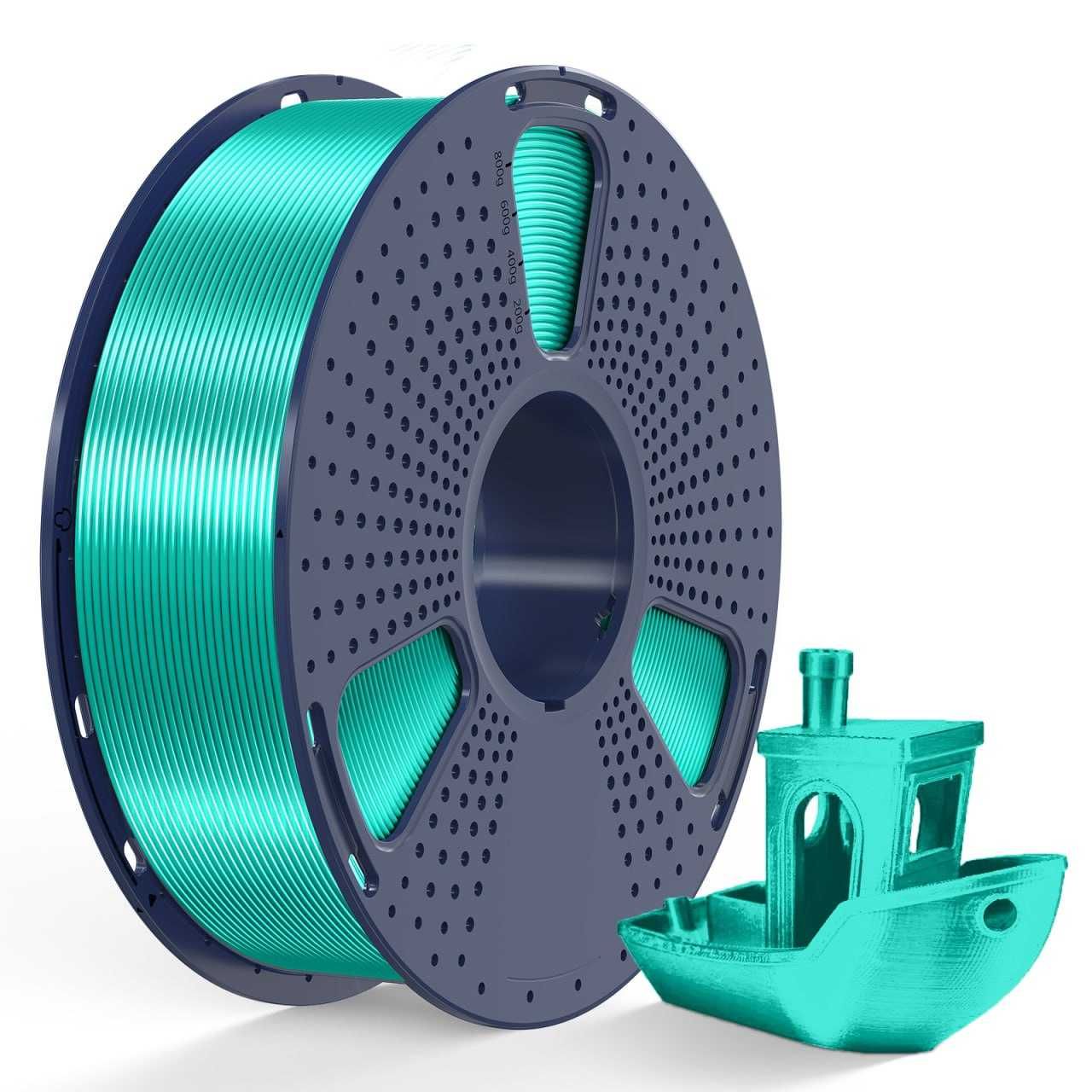 Silk PLA+ Green/Шовковий PLA+ Зелений 1kg