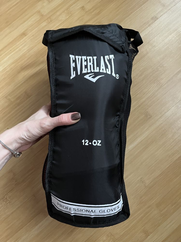 Рукавиці боксерські шкіряні EVERLAST