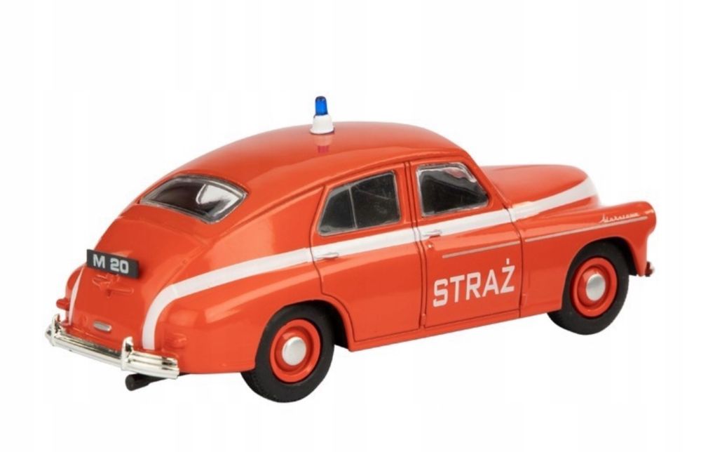 Samochód Model Warszawa M-20 Straż kolekcja PRL