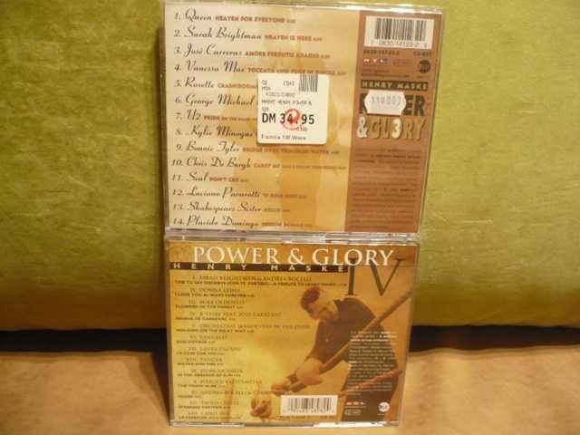 Dwie płyty CD Henry Maske Power of Glory 3/IV.Zapraszam.