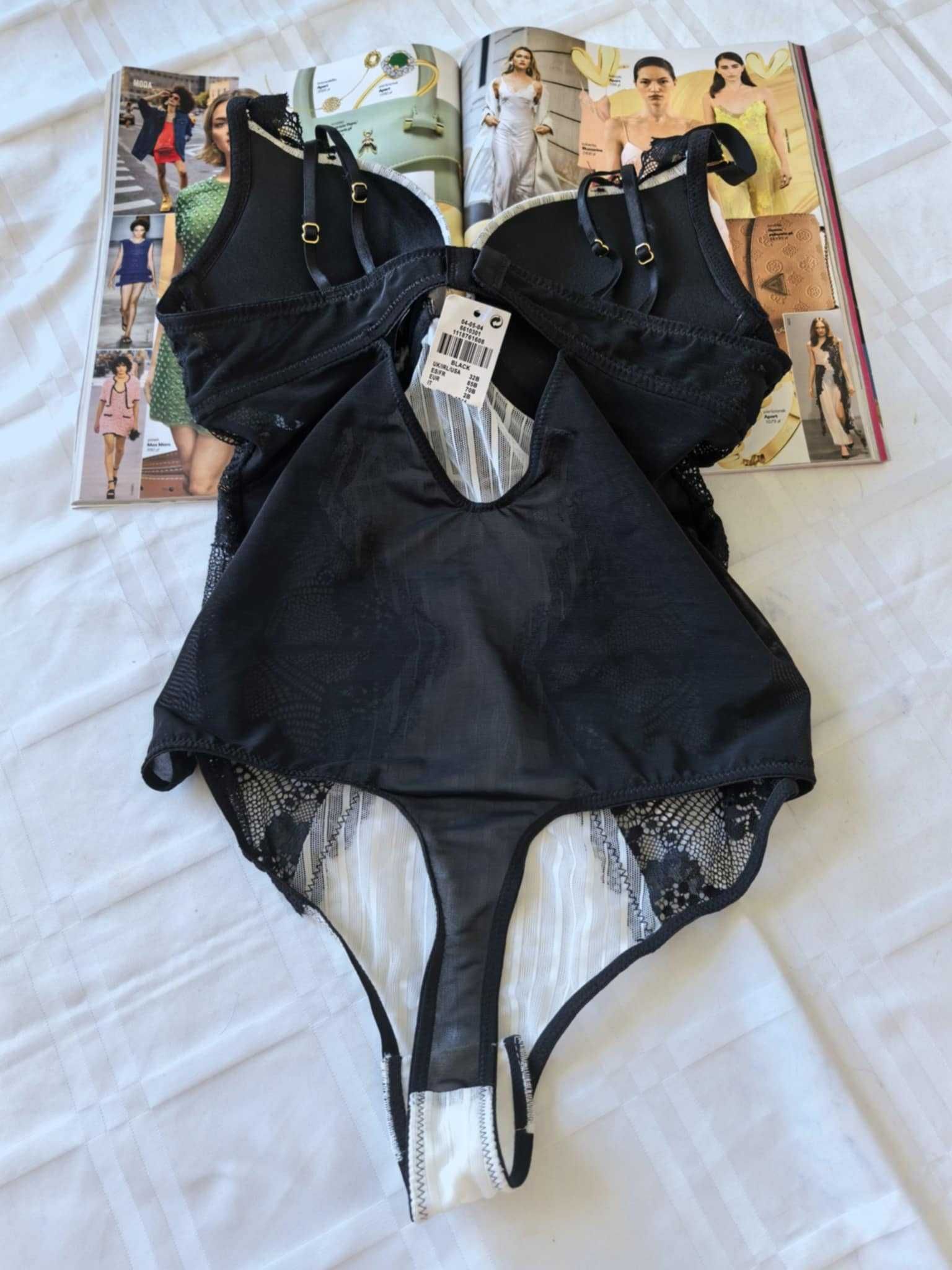 Body Damskie Koronkowe r.70B