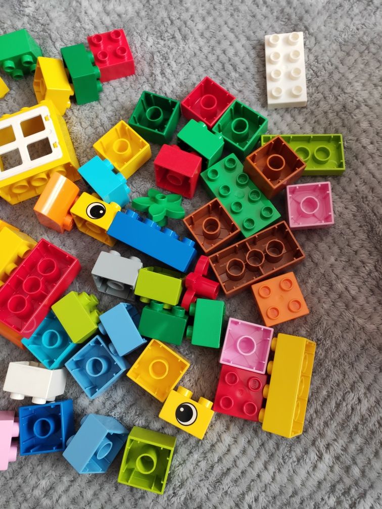Klocki konstrukcyjne LEGO Duplo mix gratis różowe pudełko