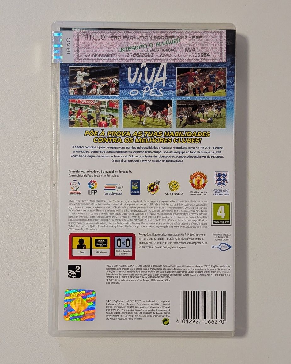 Caixas originais jogos PSP