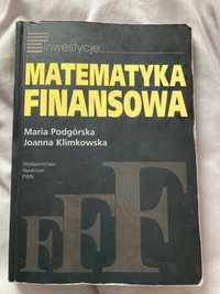Książka Matematyka Finansowa