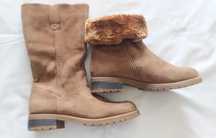 BOTAS DE INVERNO de cano alto com pelo
