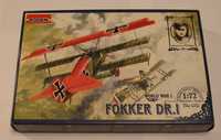 model samolot FOKKER DR.I - skala 1:72 - RODEN