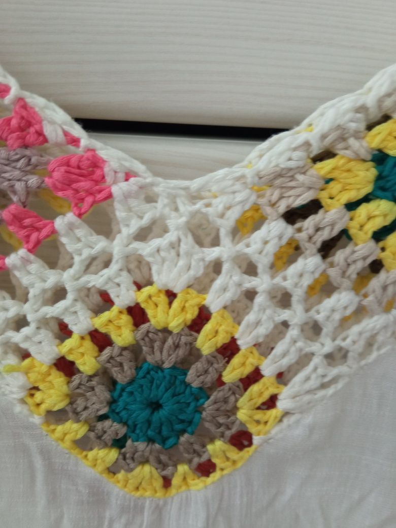 Boho bluzka tunika ,narzutka plaża