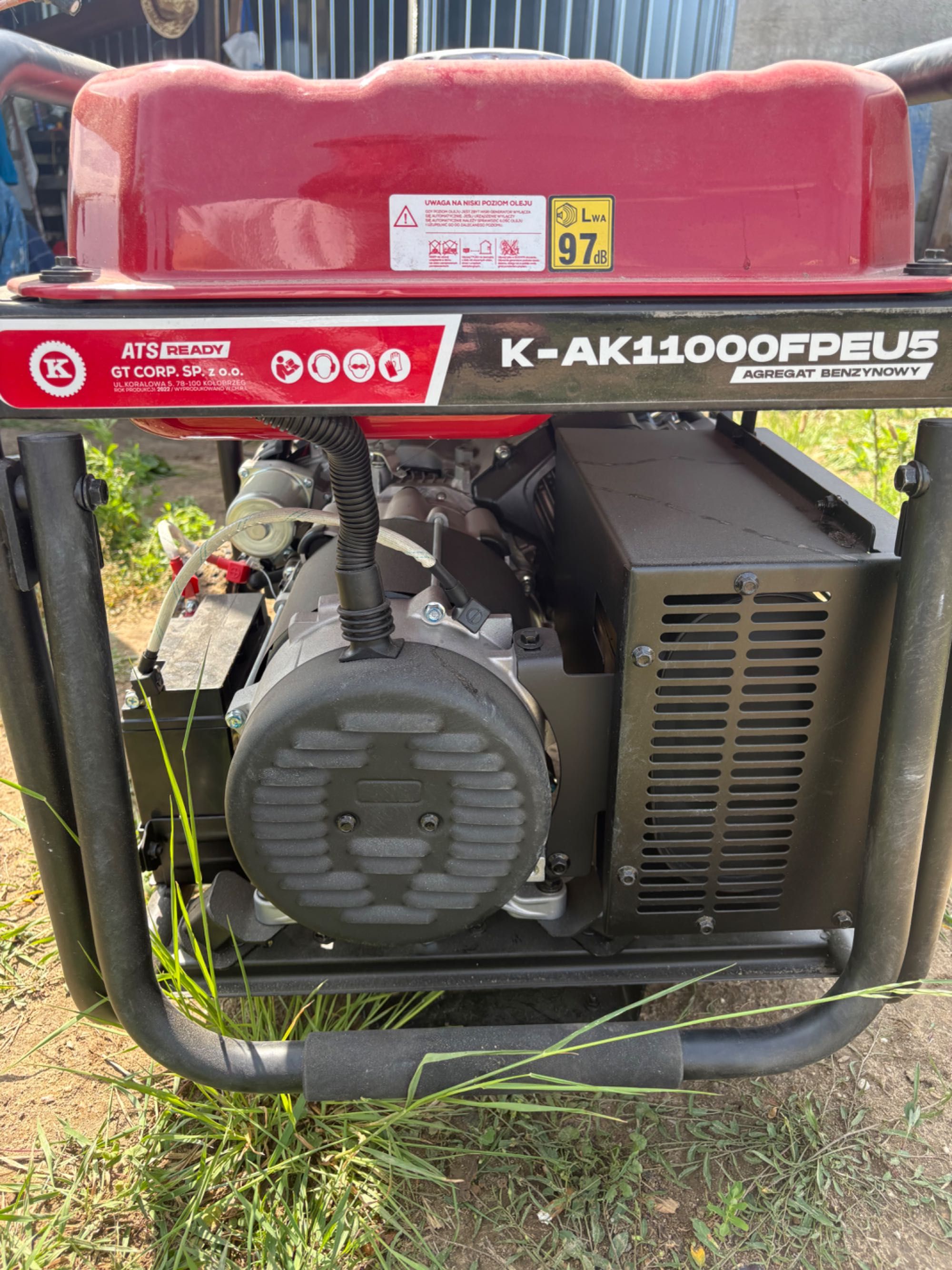 Agregat prądotwórczy KALTMANN K-AK11000 FP 8000W Automatic 3 fazy