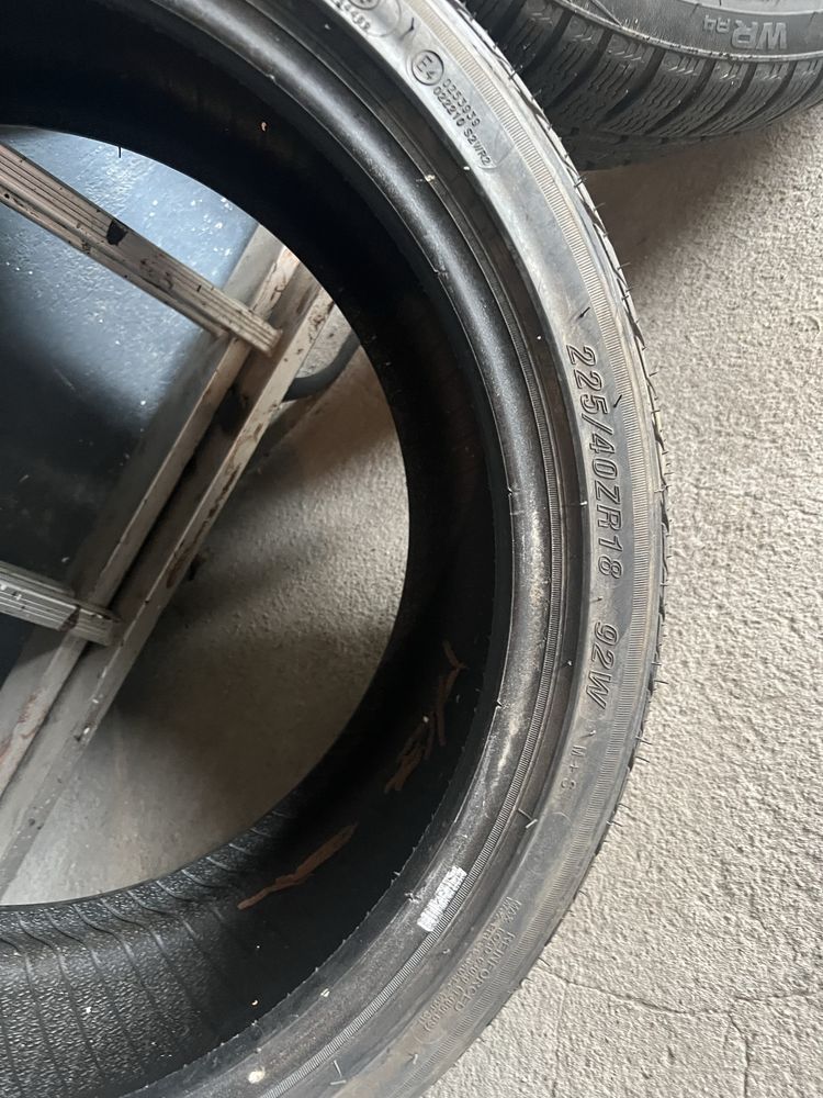 Opony Letnie 225/40 R18 JAK NOWE