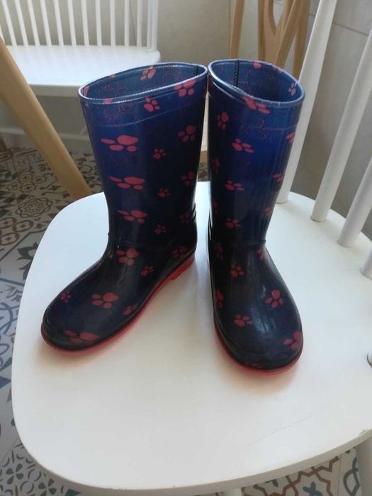 Botas de borracha/galochas 31/Patrulha Pata