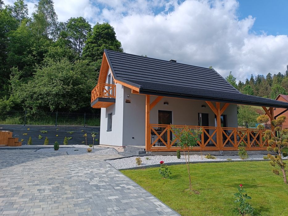 Domek w górach Dom Ferie Nocleg Jacuzzi Balia Sól Zwardoń Beskidy Prom