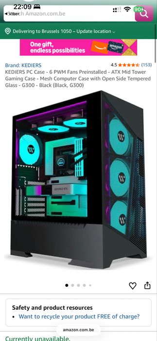 Корпус для пк, новий без упаковки