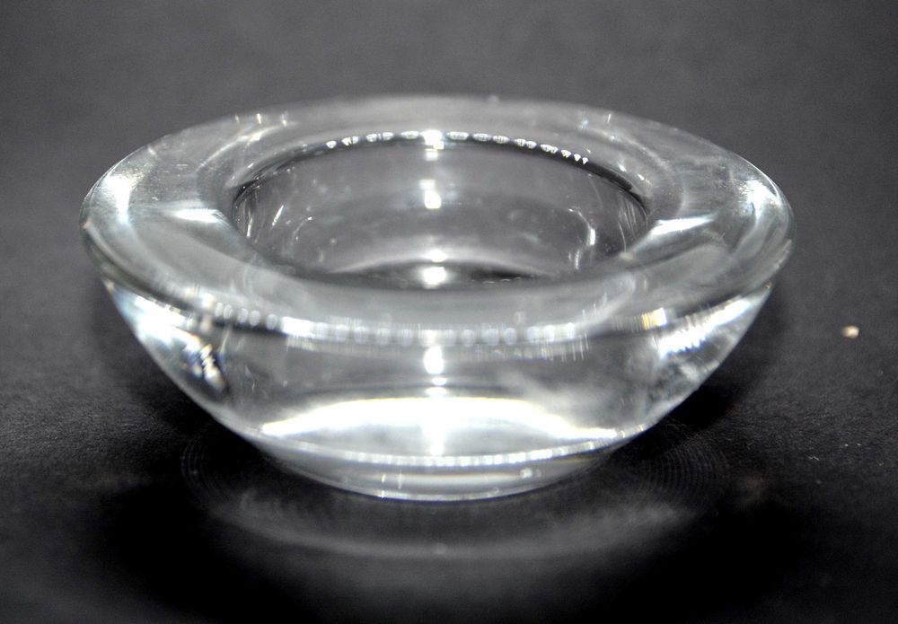 Szklany Świecznik na tealight Grube szkło