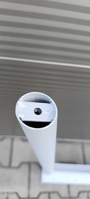 Nogi metalowe do stołu/biurka – kolor szary