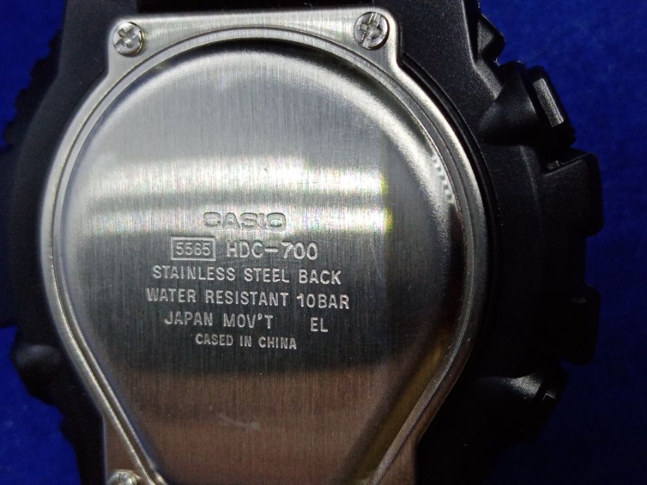 Casio HDC-700-9AVEF Gold Ana/Digi - Novo e Original