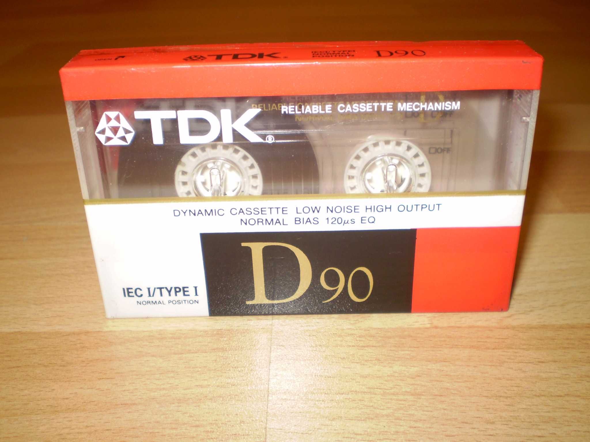 Кассеты / аудиокассеты TDK D 90 (1988г.) - Тип I - супер РЕДКИЕ