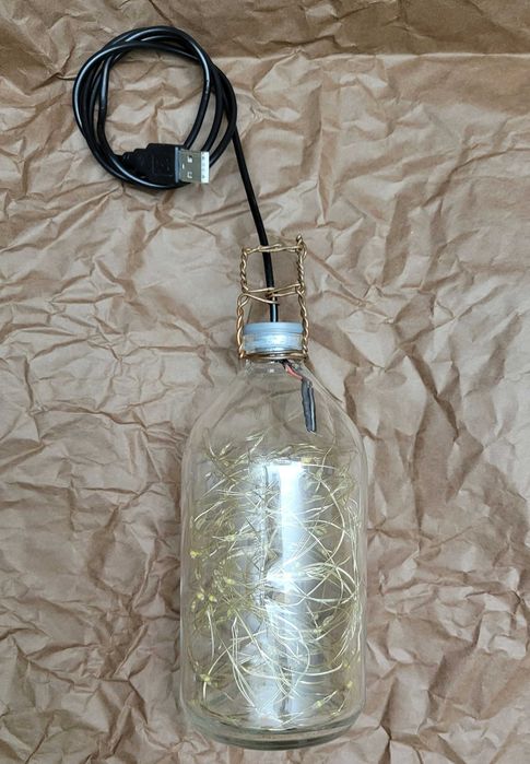 Світлячок USB гірлянда ручна робота ліхтарик теплий колір світла