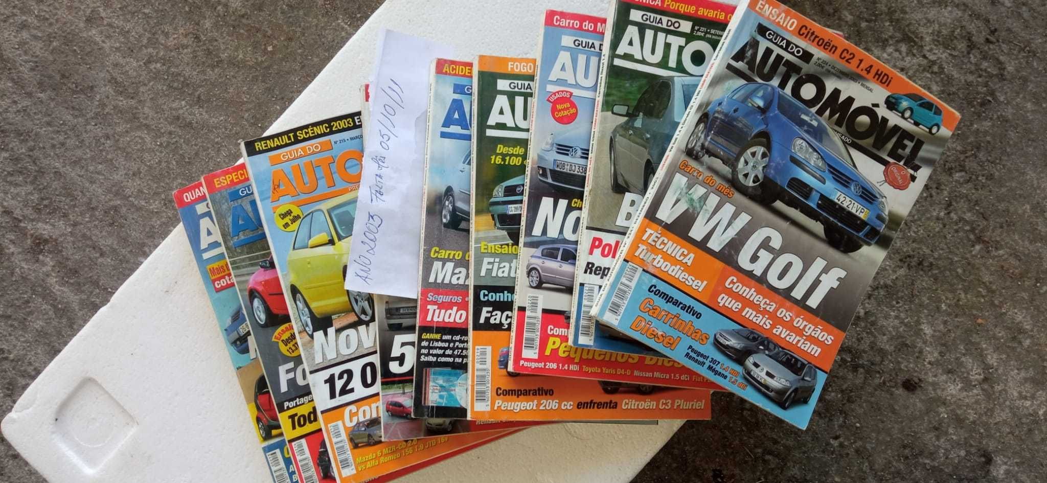 Revistas coleção "Guia do Automóvel"