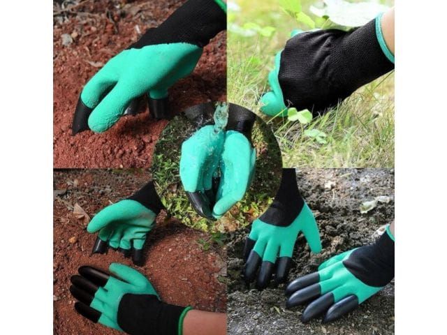 Rękawice Ogrodowe z Pazurami